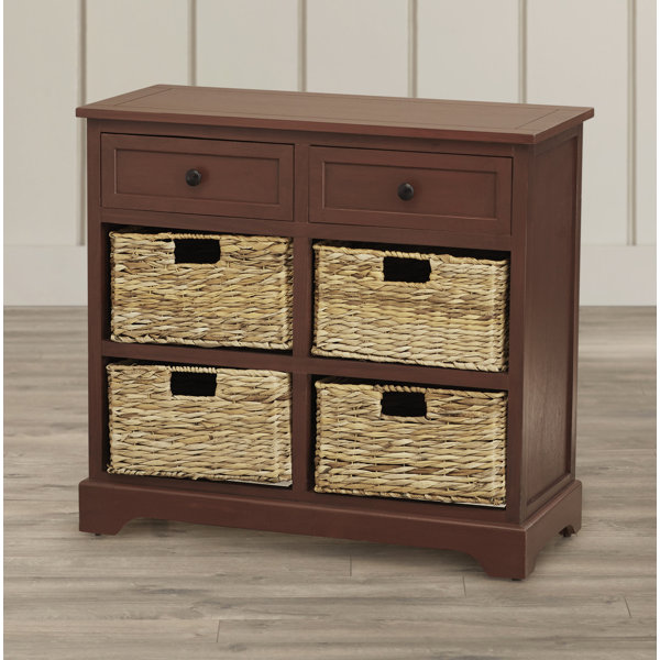 Beachcrest Home Painswick 26'' Tall Solid Wood 2 Drawer Accent Chest